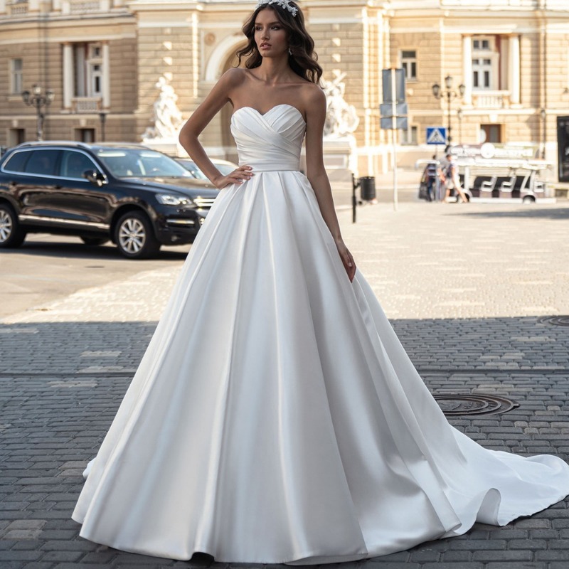 Photography Natural Lighting Basics - Vestido de casamento leve de cetim