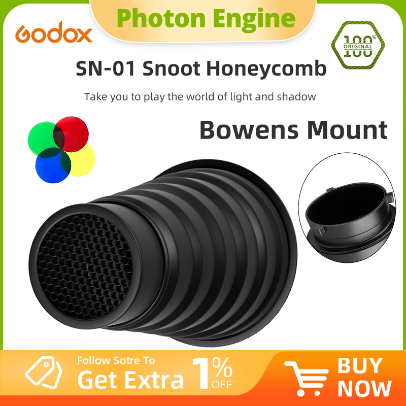 Photography Types Of Lighting - GODOX SN-01 Bowens Snoot Grande para