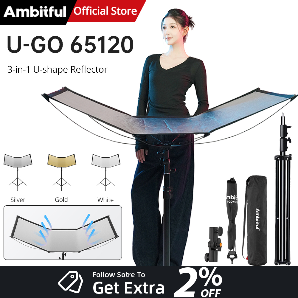 Photography Types Of Lighting - AMBITFUL 3 em 1 Kit refletor