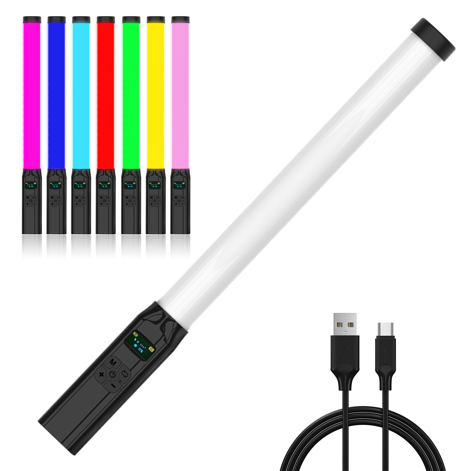 Photography Types Of Lighting - Tubo de varinha RGB portátil, luz