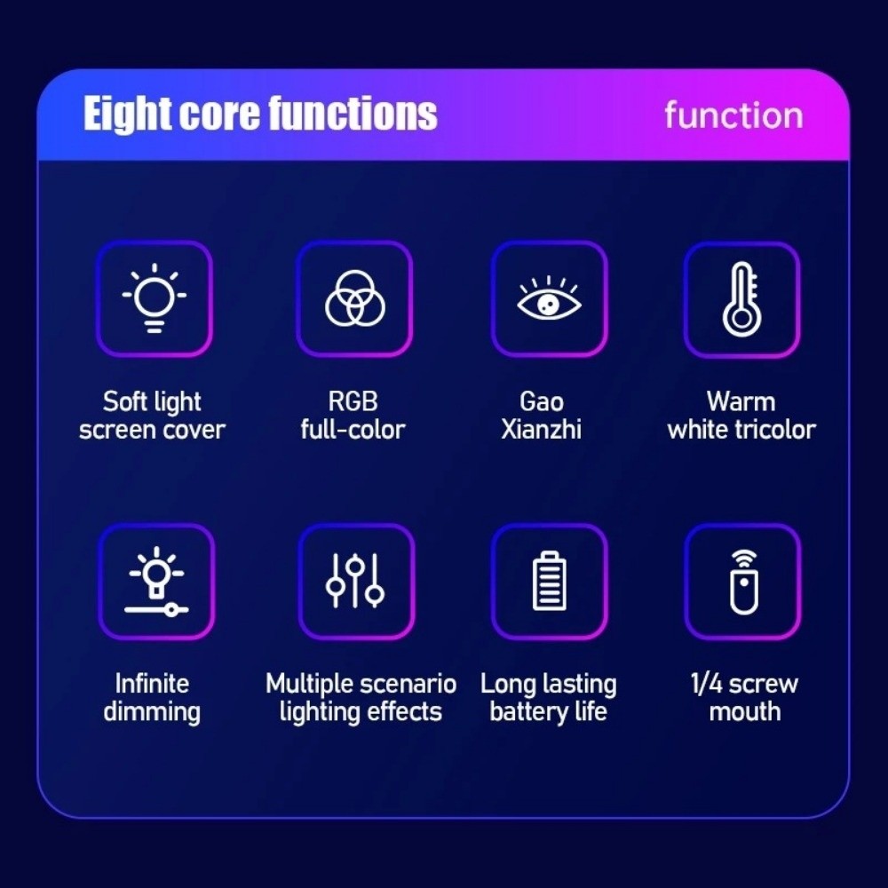 Photography Lighting Handheld - Portátil led rgb luz vara colorido