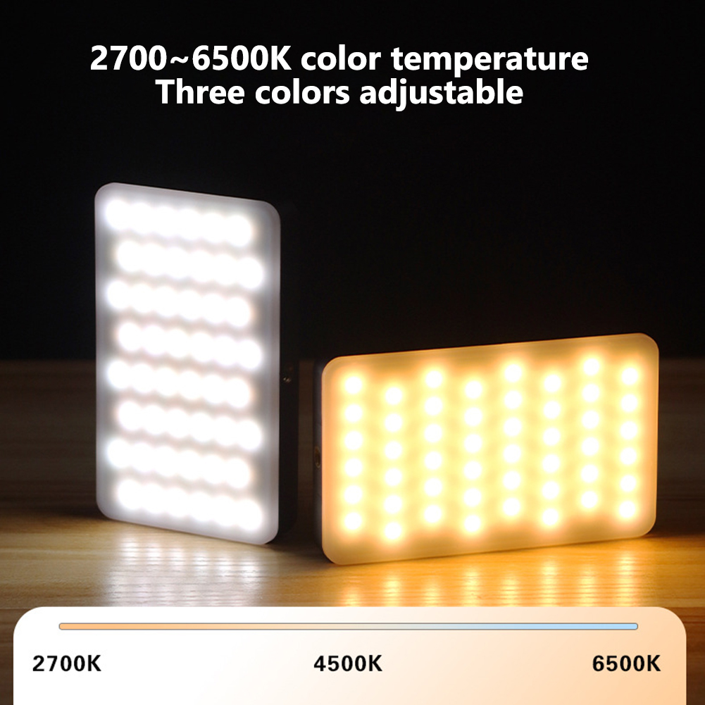 Photography Lighting Handheld - Luz de Câmera LED Recarregável RGB,