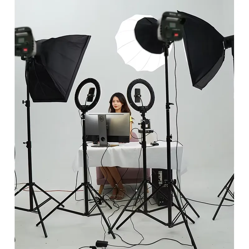 Luz de vídeo portátil de 200W  - Photography Lighting Learning avaliação e preço