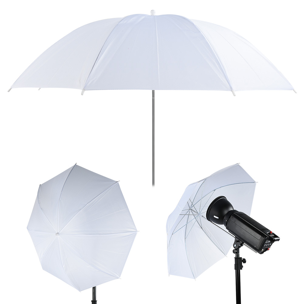 Guarda-chuva translúcido branc - Photography Lighting Diffuser avaliação e preço