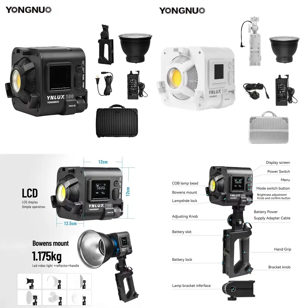 YONGNUO YNLUX100 100W 3200K-56 - Lighting In Photography avaliação e preço