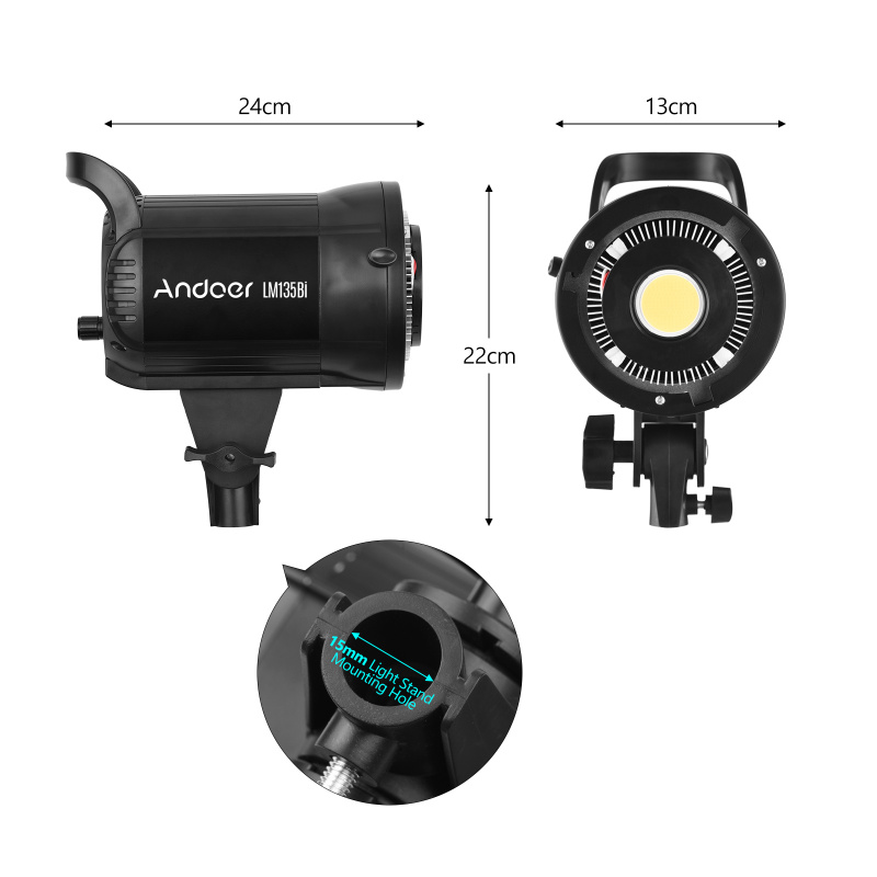 Andoer LM135Bi Portátil LED Fo - Photography Lighting System avaliação e preço