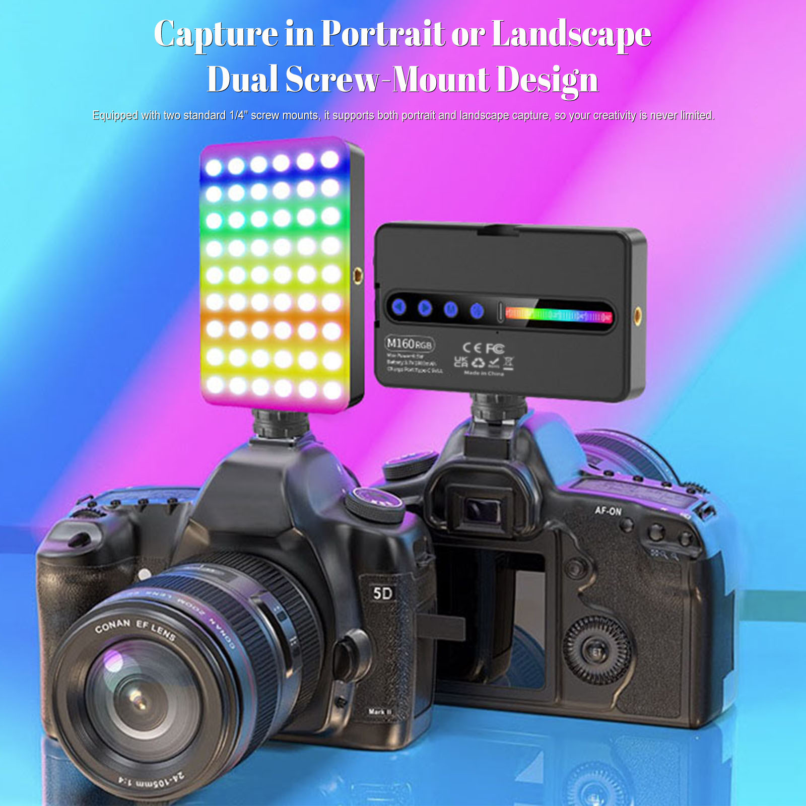 Luz de Vídeo LED RGB 6.5W 2700 - Photography Types Of Lighting avaliação e preço