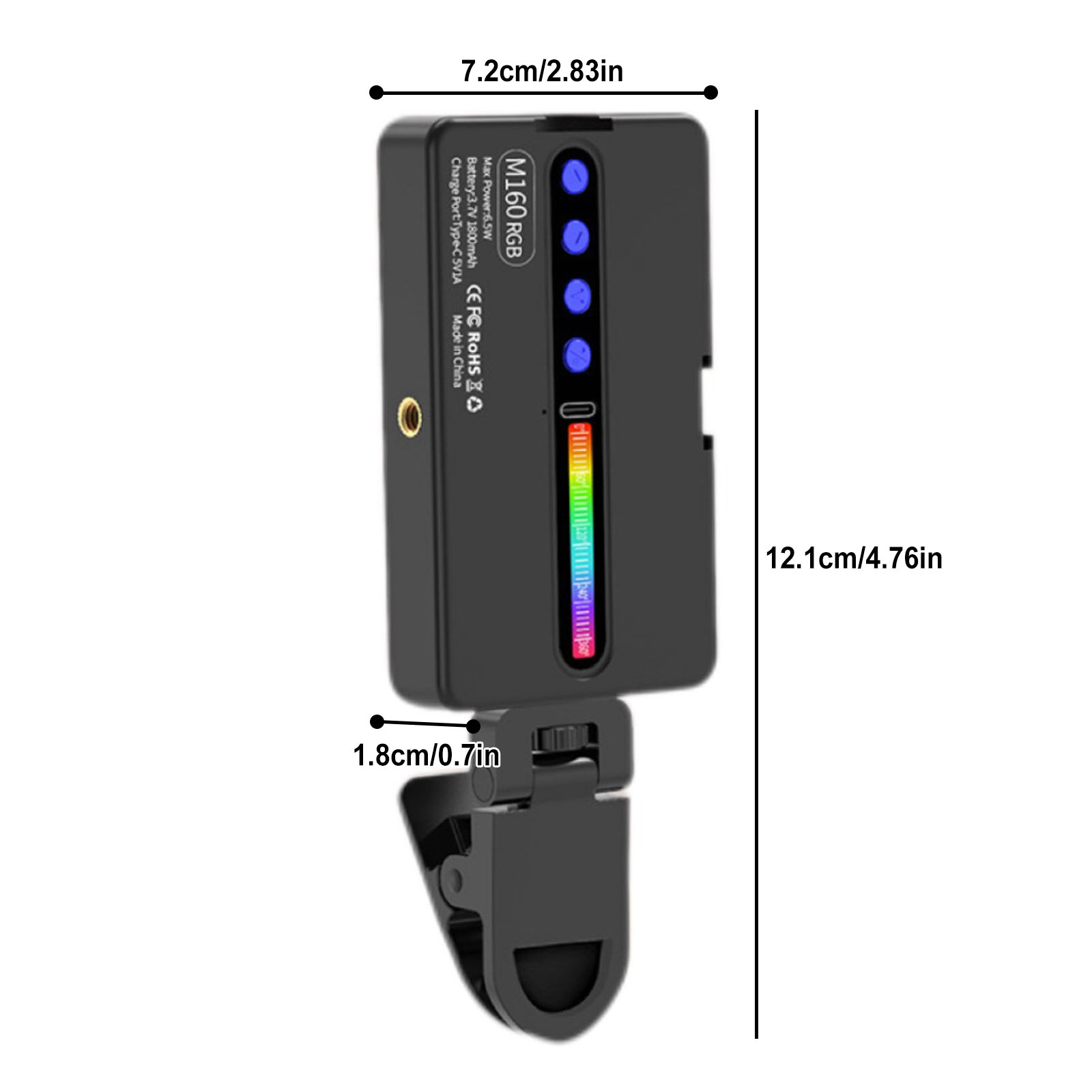 Luz de Vídeo LED RGB 6.5W 2700 - Photography Types Of Lighting avaliação e preço