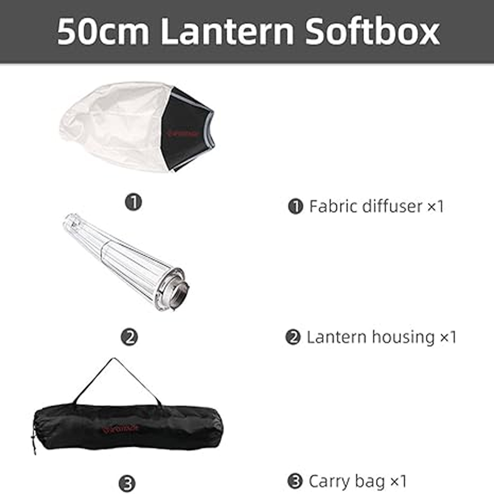 IFOOTAGE Lantern Softbox, Quic - Barn Door Modifier avaliação e preço