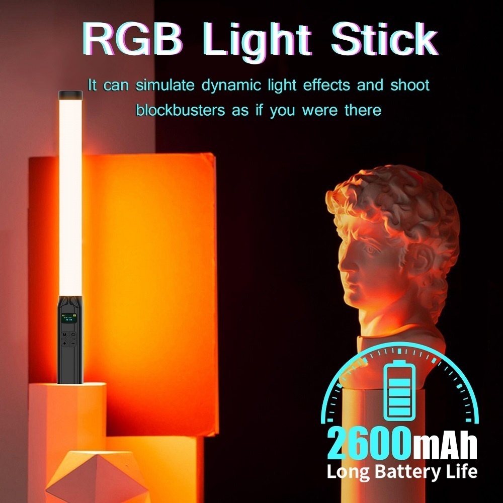 Tubo de varinha RGB portátil,  - Photography Types Of Lighting avaliação e preço