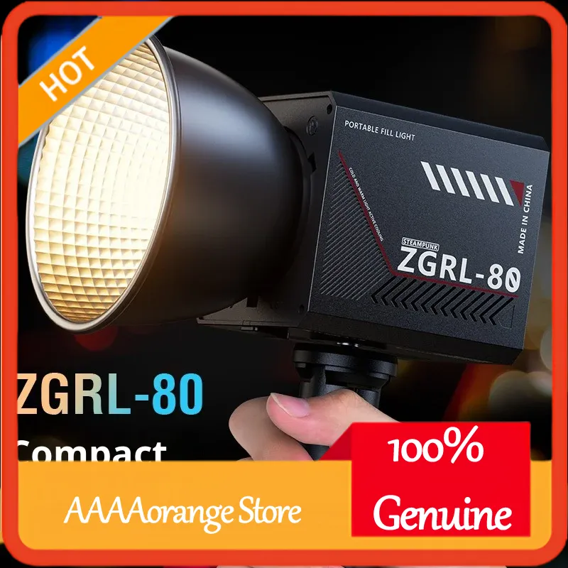 ZGRL80 80W COB LED Luz de víde - Photography Lighting System avaliação e preço