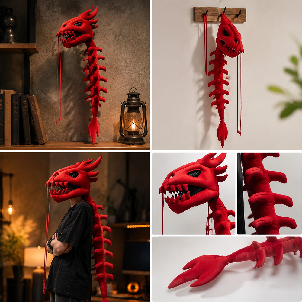 Máscara de Cabeça de Dinossaur - Photography Lighting Design avaliação e preço