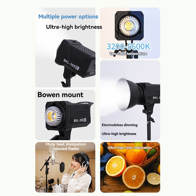Luz de Vídeo Bi LED de 300W, I - Lighting In Photography avaliação e preço