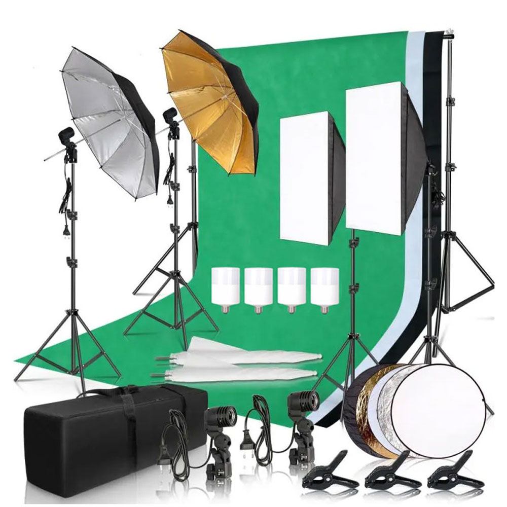 Kit de Iluminação para Estúdio - Photography Lighting Set avaliação e preço