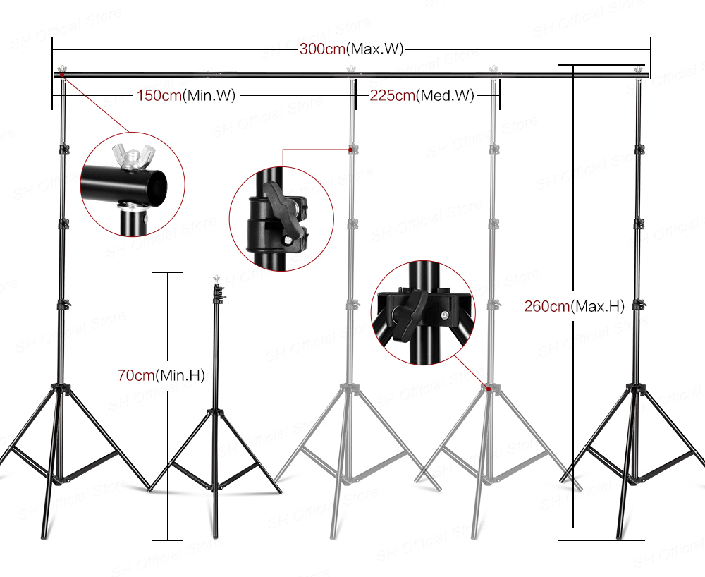 Kit de Iluminação para Estúdio - Photography Lighting Set avaliação e preço