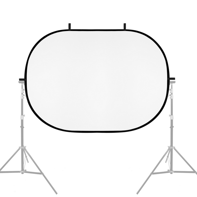 Refletor oval dobrável 100x150 - Photography Lighting Diffuser avaliação e preço